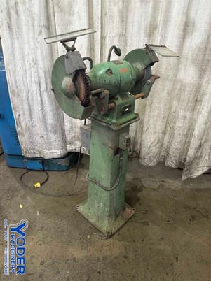 Albertson #SKC65AB48, double end grinder, 10" wheel diameter, 3/4 HP, 1725 RPM, eye shields - Image 7