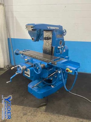 South Bend #Veriner-SA, horizontal mill with vertical head, 12" x47" table, 5 HP, coolant - Image 1