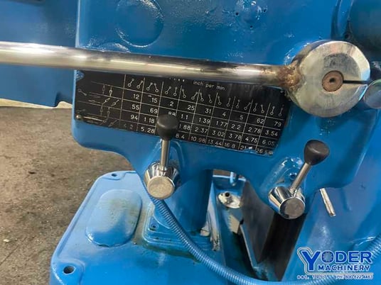 South Bend #Veriner-SA, horizontal mill with vertical head, 12" x47" table, 5 HP, coolant - Image 3