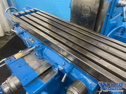 South Bend #Veriner-SA, horizontal mill with vertical head, 12" x47" table, 5 HP, coolant - Image 4