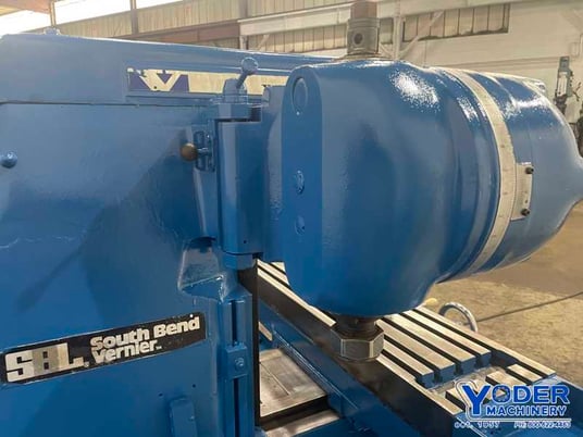 South Bend #Veriner-SA, horizontal mill with vertical head, 12" x47" table, 5 HP, coolant - Image 6