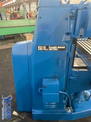 South Bend #Veriner-SA, horizontal mill with vertical head, 12" x47" table, 5 HP, coolant - Image 8