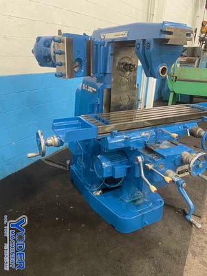 South Bend #Veriner-SA, horizontal mill with vertical head, 12" x47" table, 5 HP, coolant - Image 9