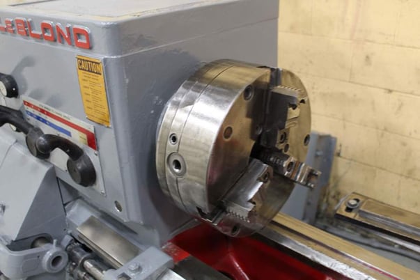 19" x 54" LeBlond #Regal, engine lathe, 12-1/4" swing over cross slide, 4-jaw 12" chuck, taper attachment, 10 - Image 4