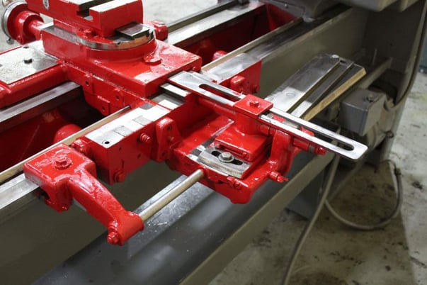 19" x 54" LeBlond #Regal, engine lathe, 12-1/4" swing over cross slide, 4-jaw 12" chuck, taper attachment, 10 - Image 7