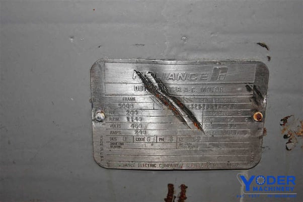 200 HP Reliance Duty Master AC drive motor - Image 4