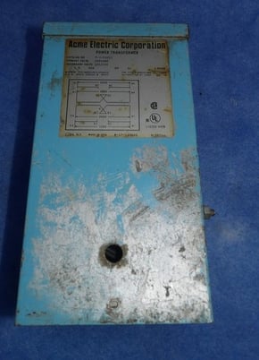 1.5 KVA 240/480 Primary, 120/240 Secondary, Acme T-1-53011, transformer, 1 year warranty - Image 1
