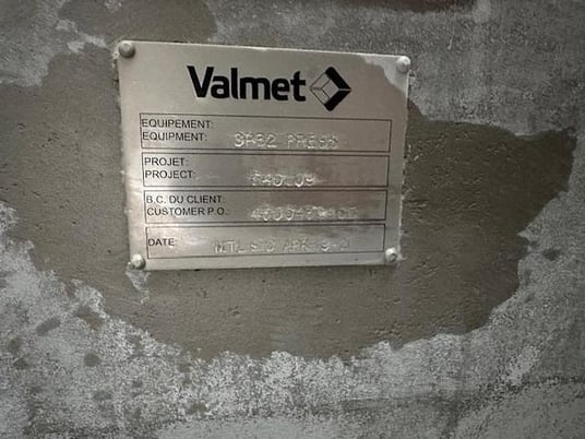 Thune / Valmet #SP-32, screw press, rebuilt 2021 - Image 4