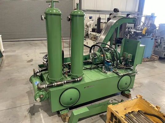 1" x 18" DeHoff #1018, hole gun drill, 150 gallon coolant tank - Image 5