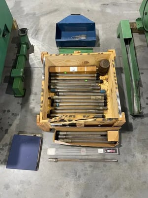 1" x 18" DeHoff #1018, hole gun drill, 150 gallon coolant tank - Image 10