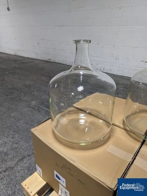 12 gallon Kimble Chase Kimax Carboy Bottle, Glass, cat# 14950 120, glass construction, approximately 410mm - Image 6