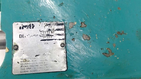 Delroyd #169517, gear reducer E70 5 1/8 - Image 2