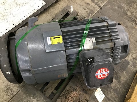 125 HP 1800 RPM U.S. Motors HT125S2CLE, Frame 444TP, TE, 4P, 460 Volts - Image 1
