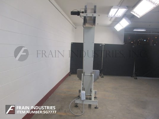 6" wide x 7.2' long, Hoppmann #EPO4O6XDCA, incline cleated belt feeder with Stainless Steel product hopper - Image 5