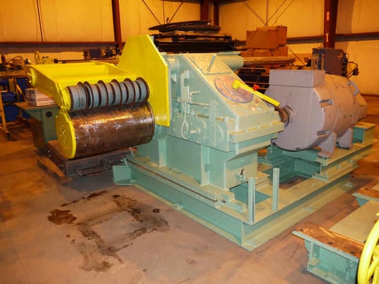 20000 lb. Stamco, recoiler, 28" W, 60" OD, 20" dia. x 32" face drum, hydraulic clamp & expansion, 75 HP - Image 2