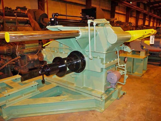 20000 lb. Stamco, recoiler, 28" W, 60" OD, 20" dia. x 32" face drum, hydraulic clamp & expansion, 75 HP - Image 5