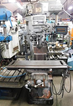 Hartford, 9" x 42" table, 2 HP, 12" X, 28" Y, 16" Z, 80-2720 RPM, R-8, X-Axis power feed, Spaulding - Image 1