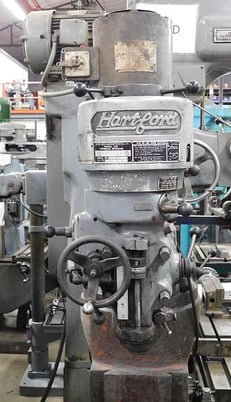 Hartford, 9" x 42" table, 2 HP, 12" X, 28" Y, 16" Z, 80-2720 RPM, R-8, X-Axis power feed, Spaulding - Image 2