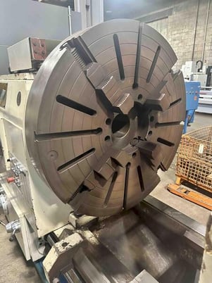 49" x 118" Knuth #DL-E-620/3000, engine lathe, 35" swing over cross slide, 4-Jaw 39.5"chuck, 5.1"thru - Image 5