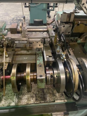 Nilson #751, 4-slide, 1/16" wire diameter, 3/4" width strip, 3" feed length, 40-400 PPM, straightener - Image 4