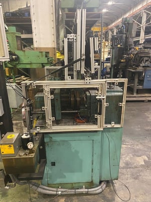 Nilson #751, 4-slide, 1/16" wire diameter, 3/4" width strip, 3" feed length, 40-400 PPM, straightener - Image 8