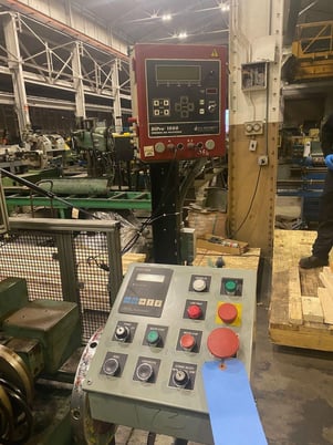 Nilson #751, 4-slide, 1/16" wire diameter, 3/4" width strip, 3" feed length, 40-400 PPM, straightener - Image 9