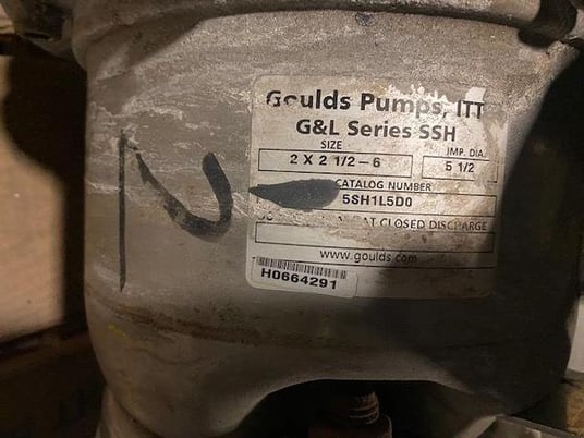 Goulds G L Series Ssh Pump X Imp Diameter