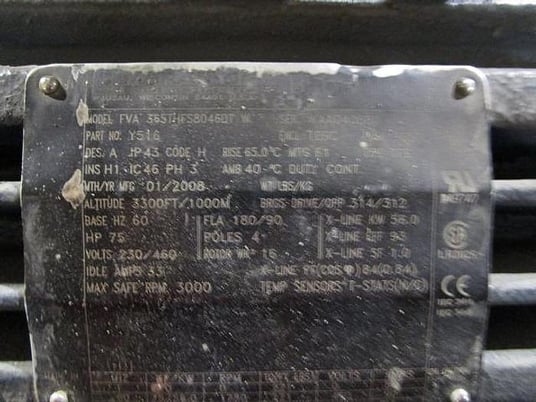 PCMC, steel to steel embosser, 81" width, serial #7330 - Image 6