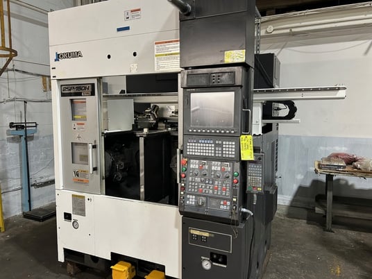 Okuma #2SP-150H, CNC lathe, 3-Axis, OSP-P300L Control, 13.7" swing, 2" bar, 3-jaw 8" chuck, 2015 - Image 1