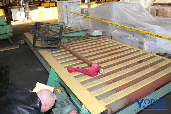 Pro-Eco, powered exit conveyor & scale, 60" wide x 12' long, 10000 lb. capacity, digital read out - Image 1