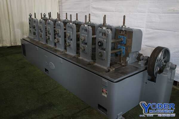 8 Stand, Yoder #M2-1/2, rollformer, 2-1/2" spindle diameter, 14" roll space, coolant - Image 1