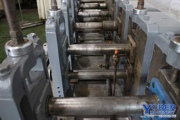 8 Stand, Yoder #M2-1/2, rollformer, 2-1/2" spindle diameter, 14" roll space, coolant - Image 2