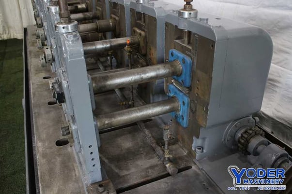 8 Stand, Yoder #M2-1/2, rollformer, 2-1/2" spindle diameter, 14" roll space, coolant - Image 4