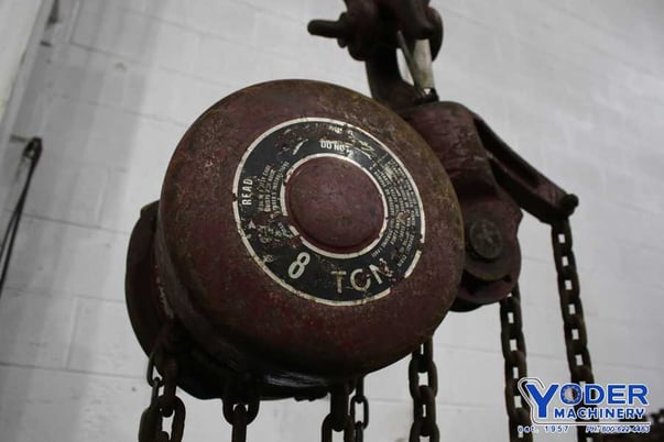 8 Ton, Budgit, chain fall hoist - Image 5