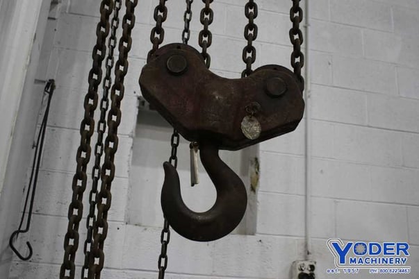 8 Ton, Budgit, chain fall hoist - Image 6