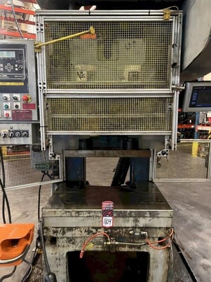 75 Ton, Bliss #C-75, OBI press, 4" stroke, 15" Shut Height, 3.5" ram adj., 50-100 SPM, 36" x24"bed, air - Image 5