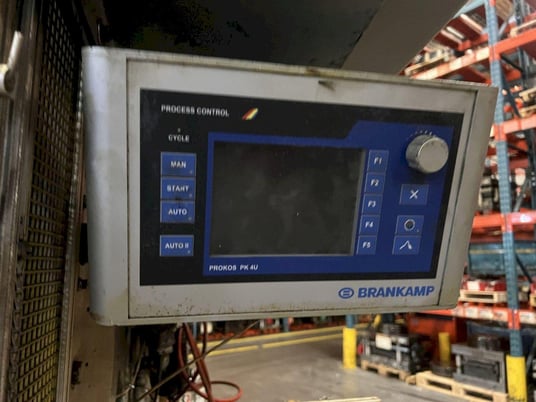 75 Ton, Bliss #C-75, OBI press, 4" stroke, 15" Shut Height, 3.5" ram adj., 50-100 SPM, 36" x24"bed, air - Image 9