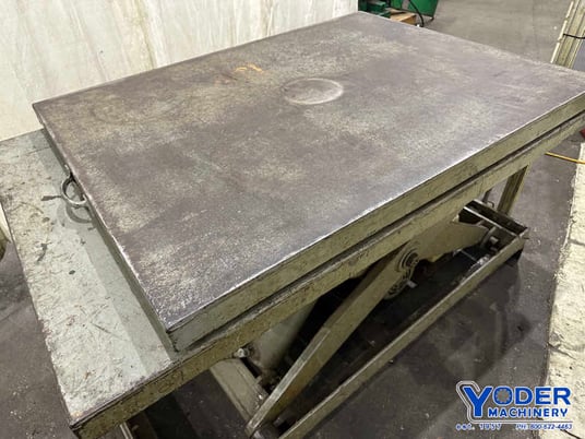 Hydraulic scissor lift table, 30" W x 60" L - Image 4