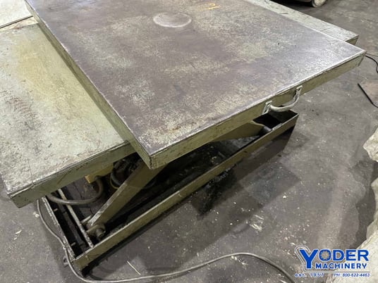 Hydraulic scissor lift table, 30" W x 60" L - Image 7