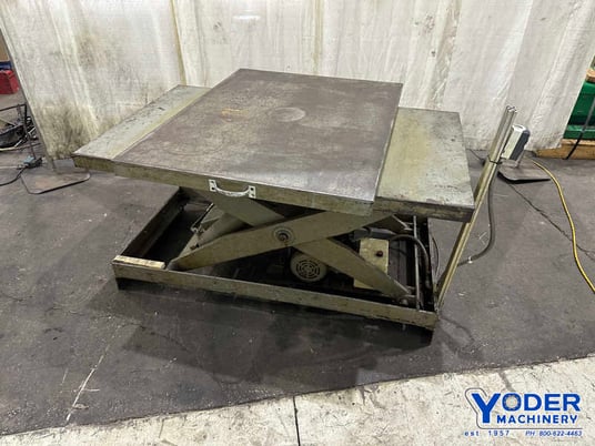Hydraulic scissor lift table, 30" W x 60" L - Image 8
