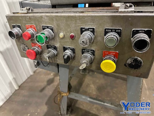 5 Ton, Perkins #1-A, OBI flywheel press, 1" stroke, 8" Shut Height, 3-3/4" throat, air clutch, 1/2 HP - Image 2