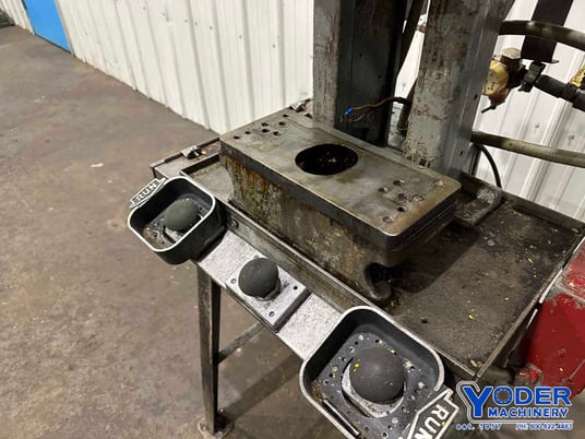 5 Ton, Perkins #1-A, OBI flywheel press, 1" stroke, 8" Shut Height, 3-3/4" throat, air clutch, 1/2 HP - Image 5