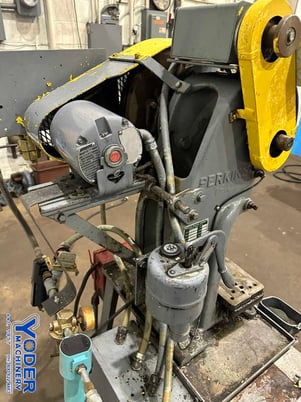 5 Ton, Perkins #1-A, OBI flywheel press, 1" stroke, 8" Shut Height, 3-3/4" throat, air clutch, 1/2 HP - Image 10