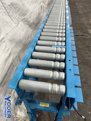 8-1/2" wide x 8.6' long, Hytrol power roller conveyor - Image 3