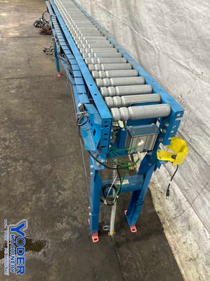 8-1/2" wide x 8.6' long, Hytrol power roller conveyor - Image 4