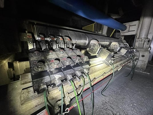 Jagenberg #Vari-Dur, 88.5" slitter rewinder, 60" rewind diameter, shaftless floor pick up - Image 4