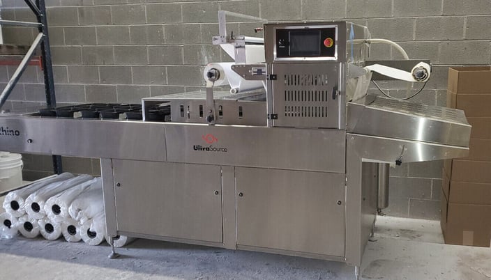 Ultrasource #Rhino-10, automatic food tray sealer with map, Mitsubishi FX 3G PLC Control, 2019 - Image 2
