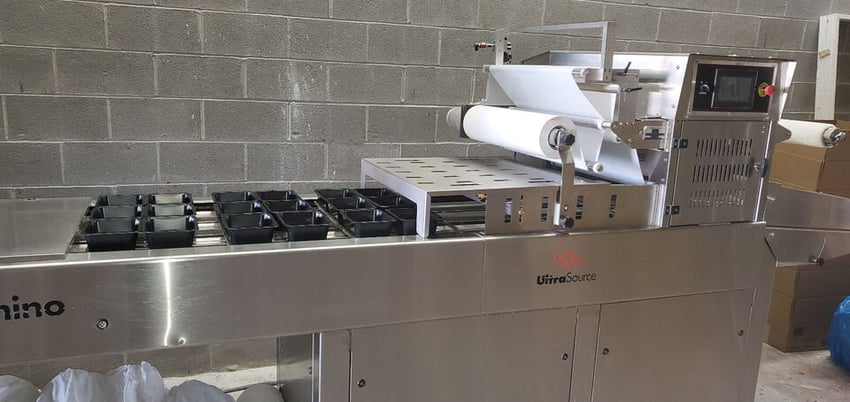 Ultrasource #Rhino-10, automatic food tray sealer with map, Mitsubishi FX 3G PLC Control, 2019 - Image 3
