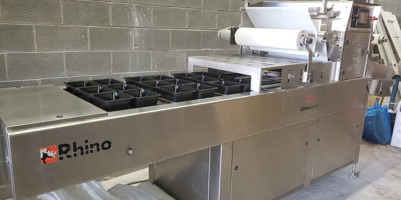 Ultrasource #Rhino-10, automatic food tray sealer with map, Mitsubishi FX 3G PLC Control, 2019 - Image 4