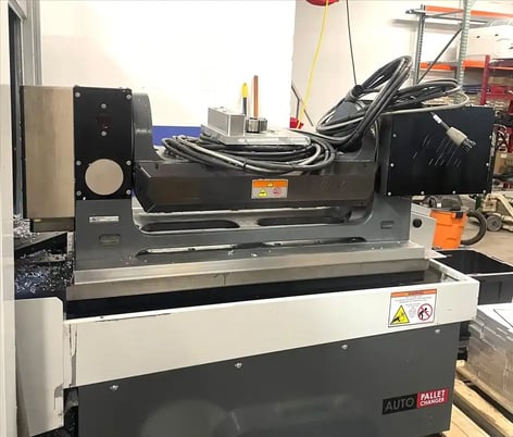 8.3" Haas #TR-210, 5-Axis rotary trunnion table, 8.3"platter diameter, 23.5"max part swing, 2019, S45204 - Image 2